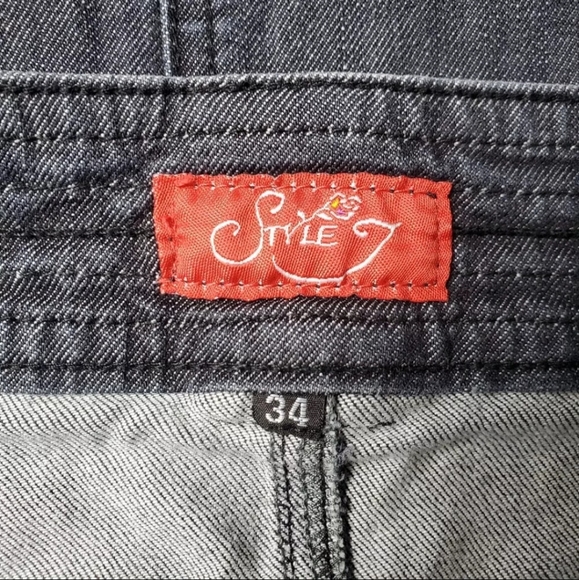 Style & Co. Blue Pencil Midi Skirt Casual - Picture 3 of 12